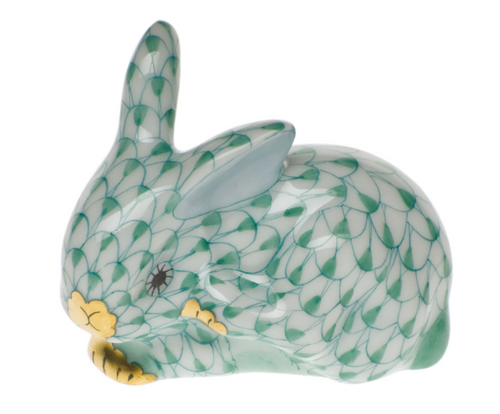 Herend from Hungary porcelain figurine white rabbit. – Vienna Jewelry Design