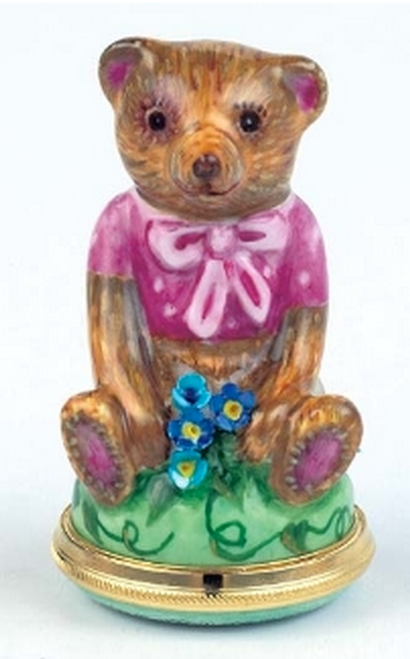 Staffordshire Teddy Pink Bonbonniére