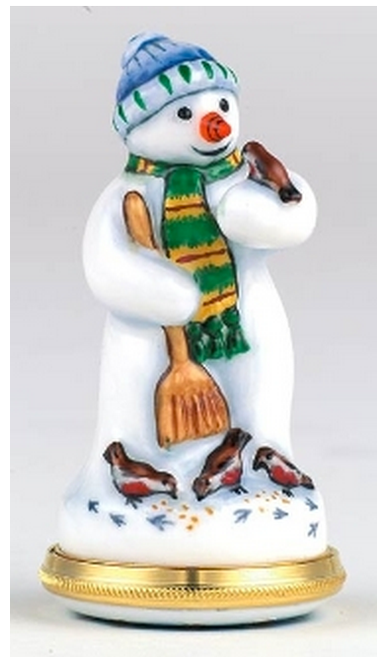 Staffordshire Snowman Bonbonniére