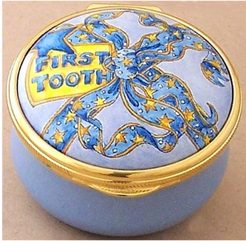 Staffordshire First Tooth Blue