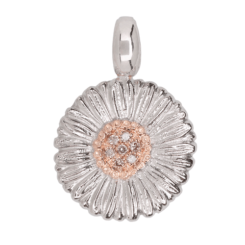 Buccellati Daisy Large Pendant Necklace with Diamonds