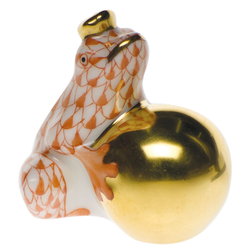 Herend Frog with Crown