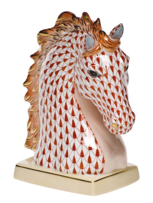 Herend Small Horse Bust