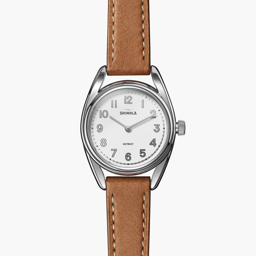 The Derby 30mm- Cognac Leather Band