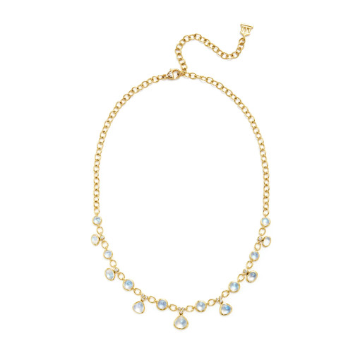 18K Blue Moon Theo Necklace 