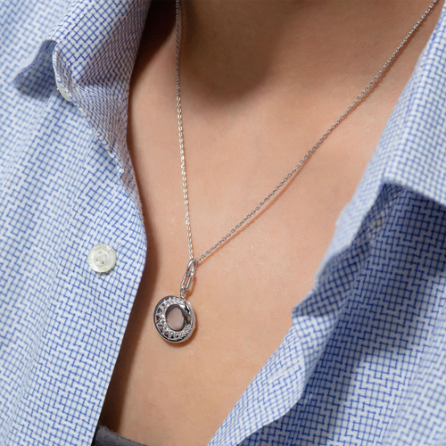 Pandora Signature Pavé & Beads Pendant & Necklace | Hamilton Place