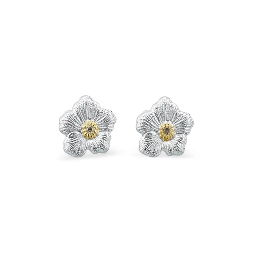 BLOSSOMS GARDENIA DIAMONDS EARRINGS