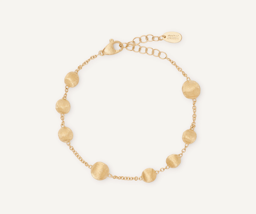 AFRICA  18K Yellow Gold Bead Bracelet