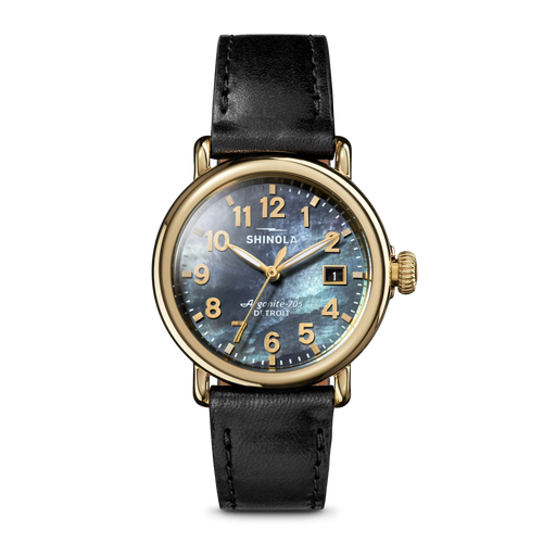 Runwell Watch 36mm- Grey Mother of Pearl