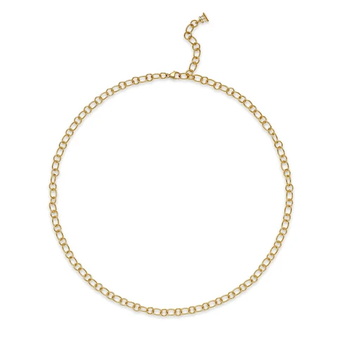 18K Ribbon Chain- 18 inches 