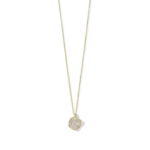 Stardust Small Flower Pendant Necklace 18k gold With Diamonds