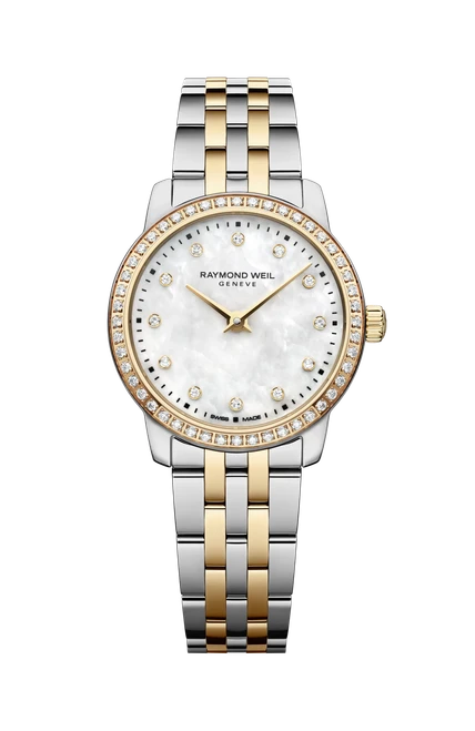 Toccata Classic Ladies Two-Tone 24 mm, Diamond/ mother-of-pearl dial 
