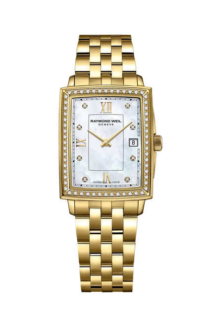 Toccata Rectangular 22 x 28 mm, mother-of-pearl dial