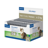 Milpro 16 mg/40 mg Milbemycinoxim,Praziquantel Katze 2 - 8 kg (48 Tabletten)