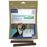 VeggieDent Zen L-Theanin Kaustreifen M für Hunde 10-30kg  (Beutel mit 15 Stk.)