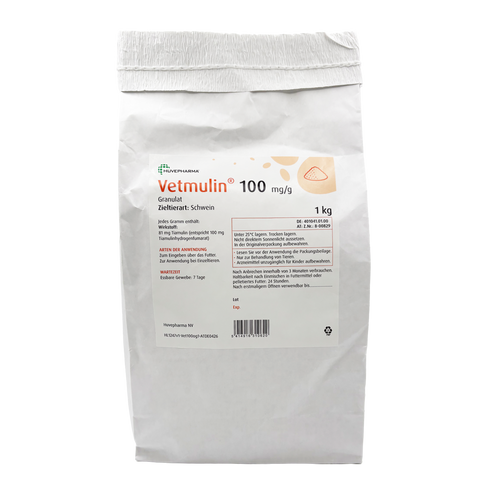 Vetmulin 100 mg/g Granulat zum Eingeben über das Futter für Schweine (1000 g)