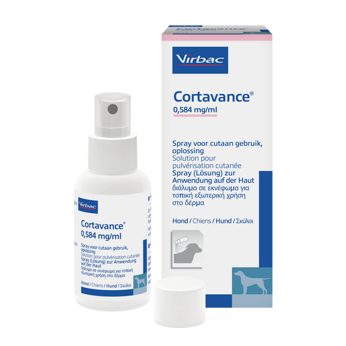 Cortavance 0,584 mg/ml Hydrocortisonaceponat Spray für Hunde (76 ml)