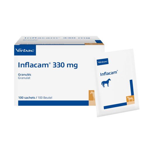 Inflacam 330 mg Meloxicam Granulat für Pferde (100 Beutel à 1,5 g)