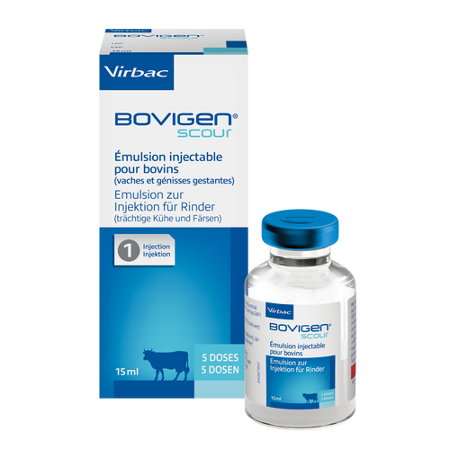 Bovigen Scour 15 ml (5 Impfdosen) Impfstoff gegen Kälberdurchfall