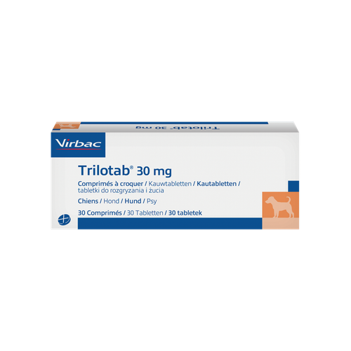 Trilotab 30 mg Trilostan für Hunde (30 Kautabletten) MHD 31.07.2027