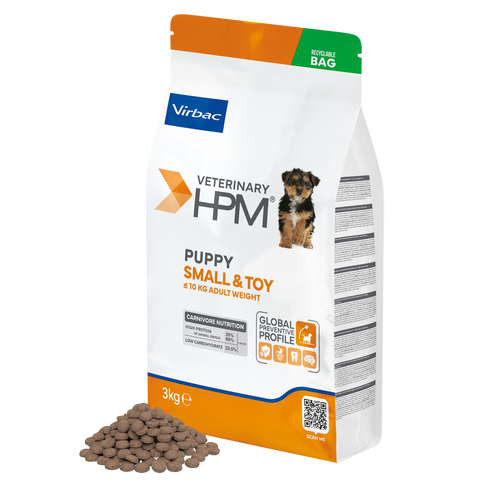 Dog Puppy Small & Toy Futter für kleine Rassen bis zu 10 Monaten 3 kg