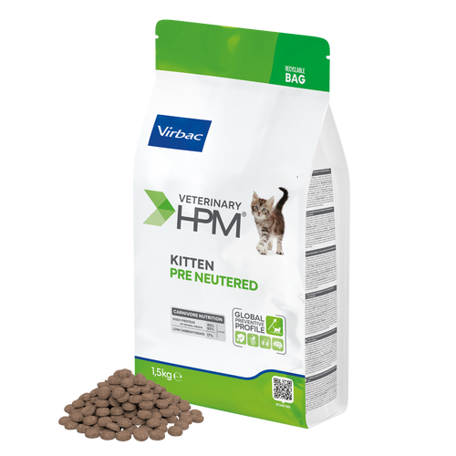 Cat Kitten Pre Neutered Futter für unkastrierte Katzen bis 12 Monaten 1,5 kg