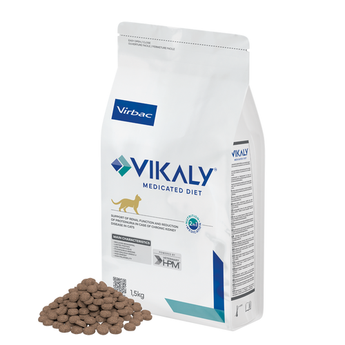 Vikaly 1,5 kg Arzneifuttermittel für Katzen bei CNE mit Proteinurie