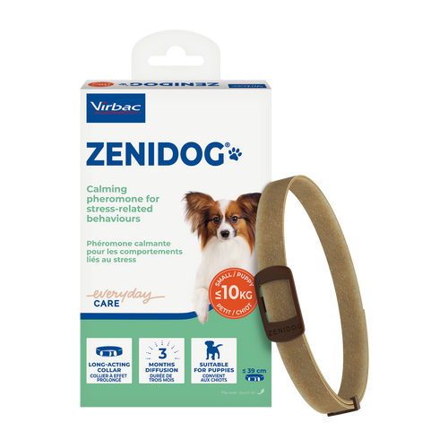 Zenidog Halsband mit beruhigenden Pheromomen f. kleine Hunde