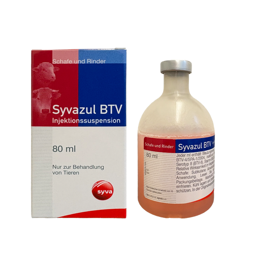 Syvazul BTV 4+8 Impfstoff gegen das Blauzungenvirus (80 ml)