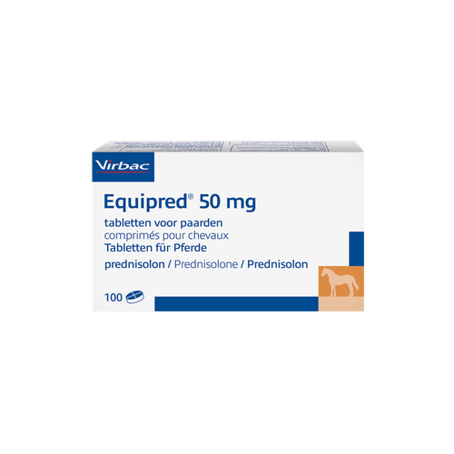 Equipred 50 mg Prednisolon für Pferde (100 Tabletten) MHD 31.08.2028