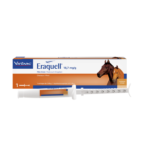 Eraquell 18,7 mg/g Ivermectin für Pferde (1 Injektor à 7,49) MHD 31.10.2026