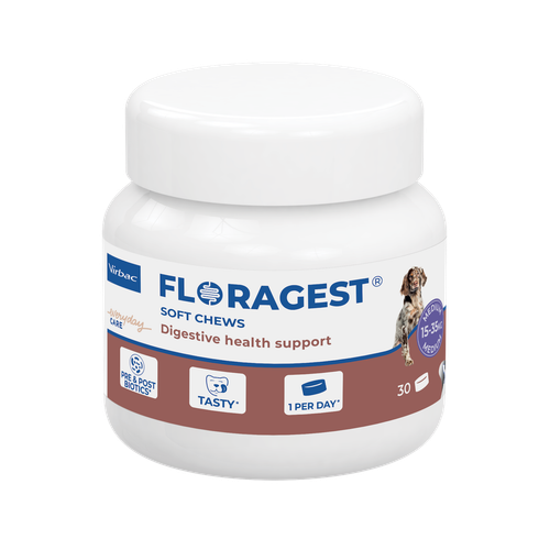 Floragest M für Hunde 15 - 35 kg (30 Soft Chews)