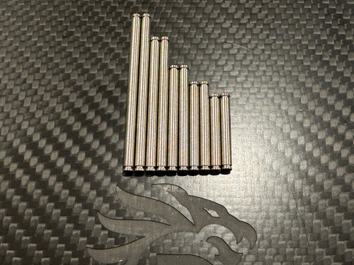 DPRC RC10 B3 Compatible Titanium Hinge Pin Kit DPRC RC10 B3 Compatible Titanium Hinge Pin Kit
