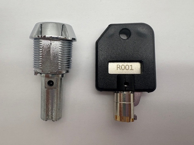 New Lock and Key for Rhino Vending Fits the NEW style Rhino Pro