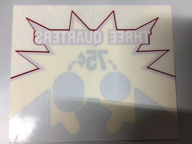 Original Northwestern .75 75 cents PRICE DECAL STICKER Capsule Vending ...