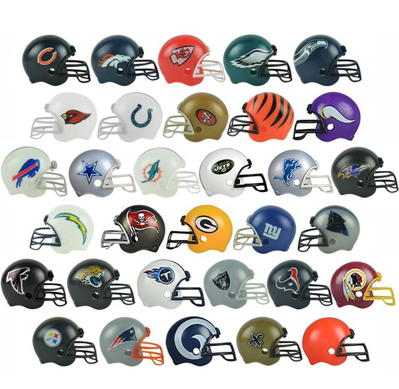 NFL Helmets Full Set - GumballStuff: Bulk Vending Supplies