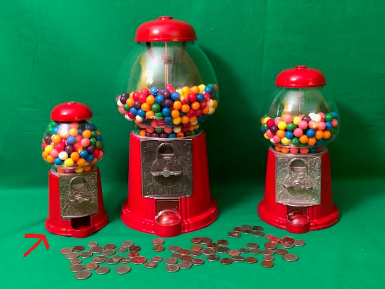 Mini Classic Empty Gumball Machine