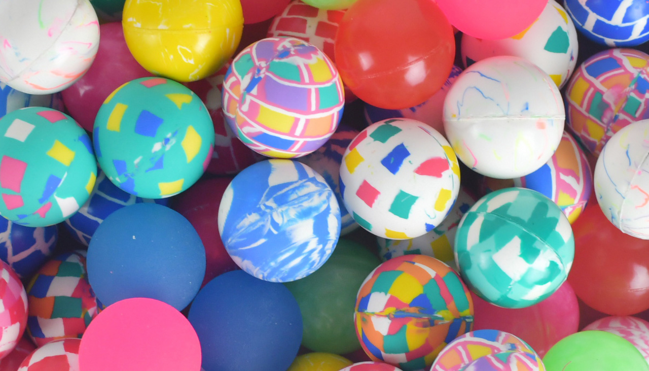 32mm 1.25 High Bounce Super Balls 100 Bag