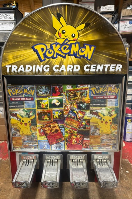 Custom Black 4 Selection Pokemon Trading Card Center Vending Machine