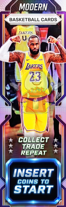 NBA Basketball Trading Cards in Folders for Flat Vend Machines with Free Display