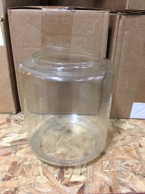 Antique Vintage 11 lb Round Glass Globe for Oak Acorn Gumball Vending Machine