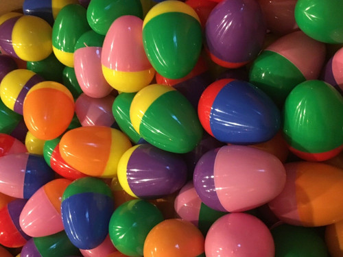 Chicken Eggs Filled with Toys, Easter Eggs, 100 pieces