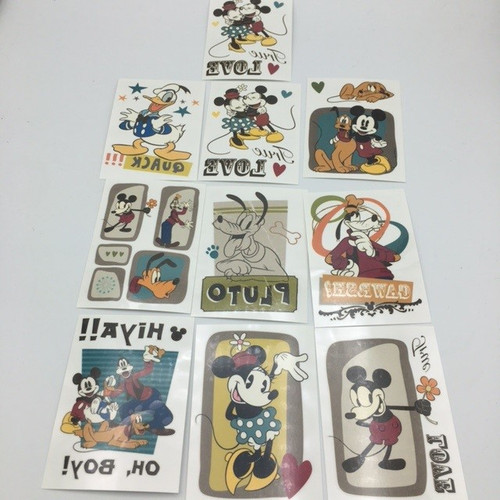 Vintage Disney Tattoos - Box of 300 in folders