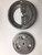 Vintage 18mm 3 Hole Metal Gumball Wheel and Brush Set for Oak Acorn Machine