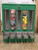 Green 5 column Pokemon Card Vending Machine TCG NFL Football Trading Card 5 Slot