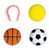 Sports Balls Soccer Baseball Basketball Tennis Softball 100 per Bag