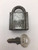 Antique Ford Gum Gumball Vending Padlock Chicago Lock Original LOCKPORT NY with Key