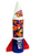 Retro Rocket Gumball Machine