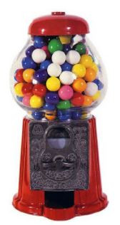 Magical Pink Gumball Machine - GumballStuff: Bulk Vending Supplies