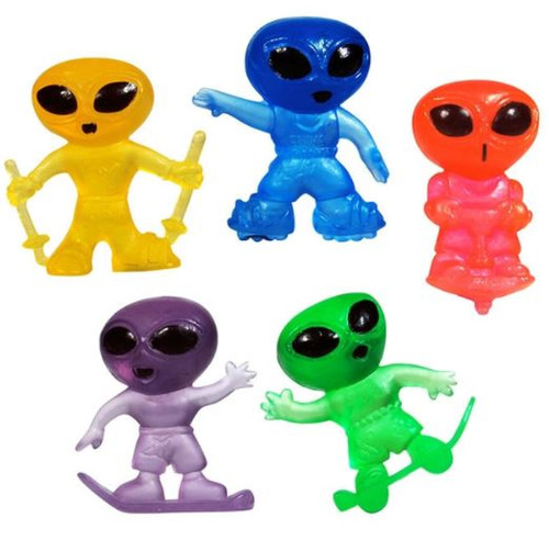100 Mini Alien Figurines with FREE Shipping!